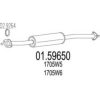 MTS 01.59650 Middle Silencer